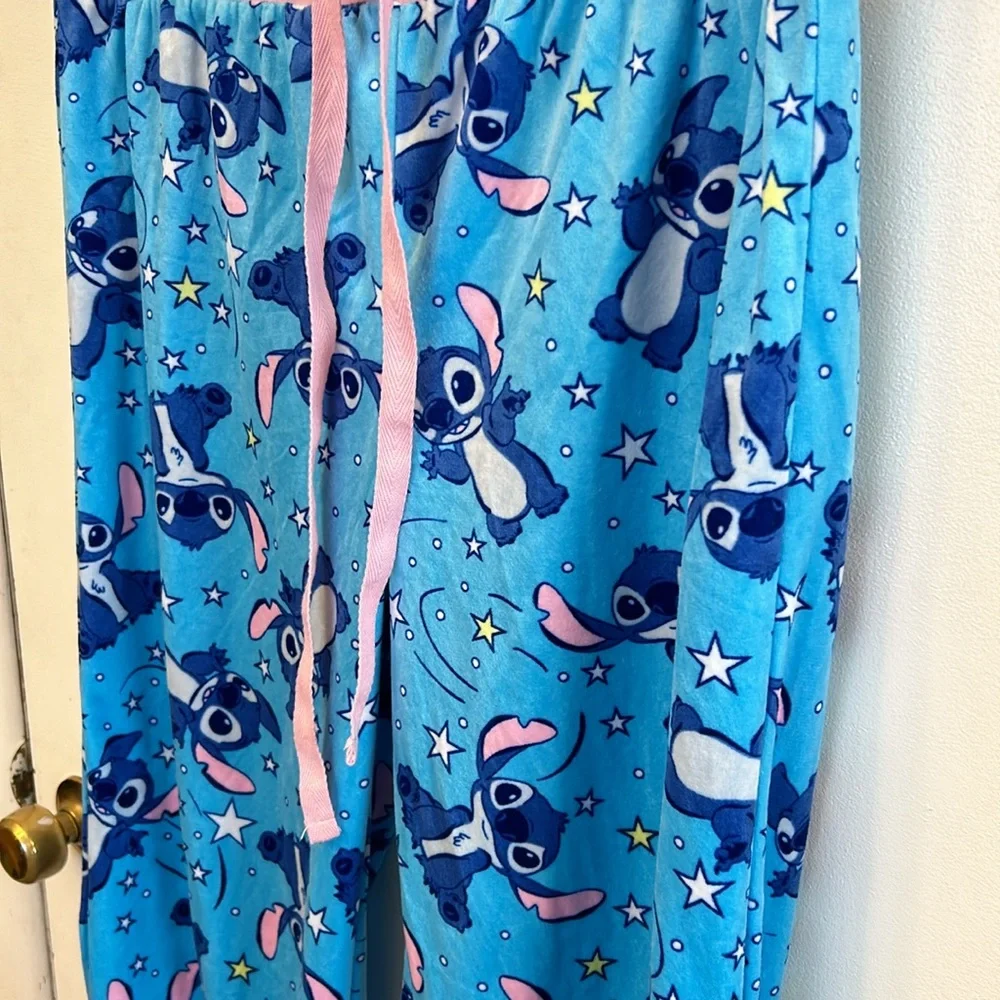 Disney Stitch Adult Pajama Pants Size Large - Picture 2 of 4